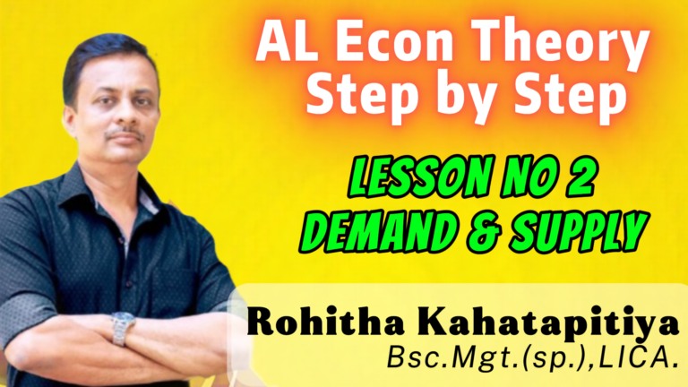 2nd unit – demand (theory)