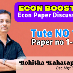 Econ Booster 1 - Paper Discussion
