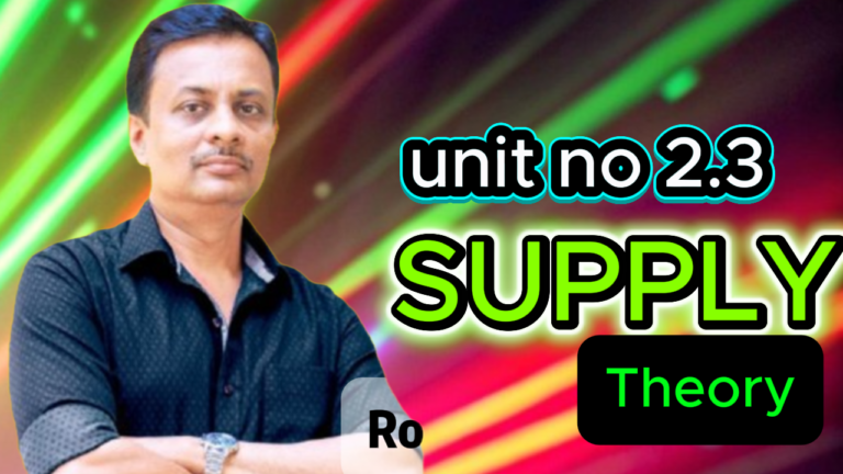 Unit No 2 – Supply